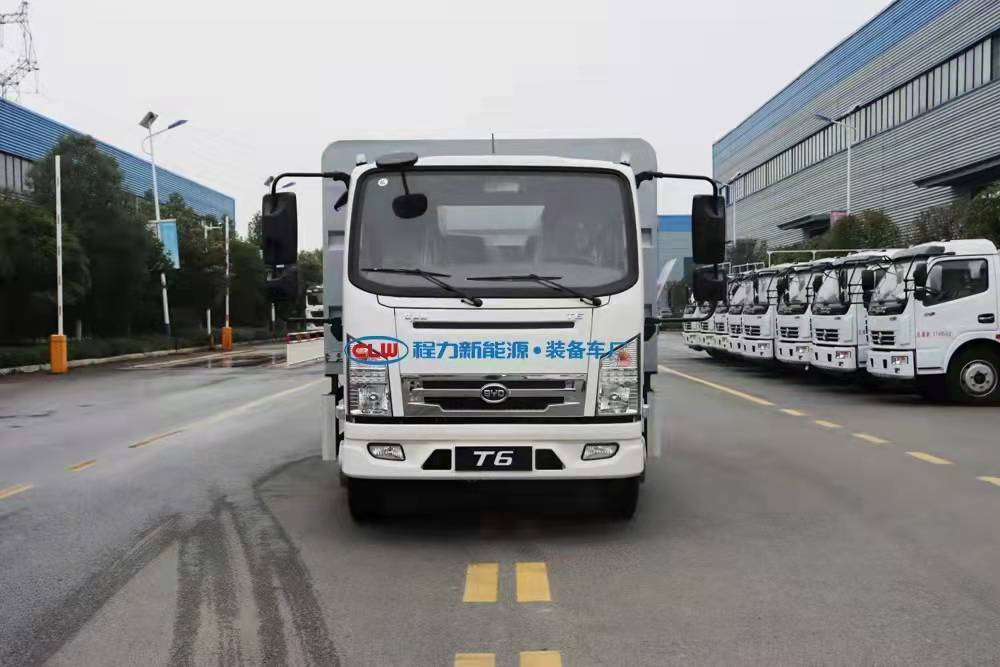 比亞迪T6純電動密封式桶裝垃圾車